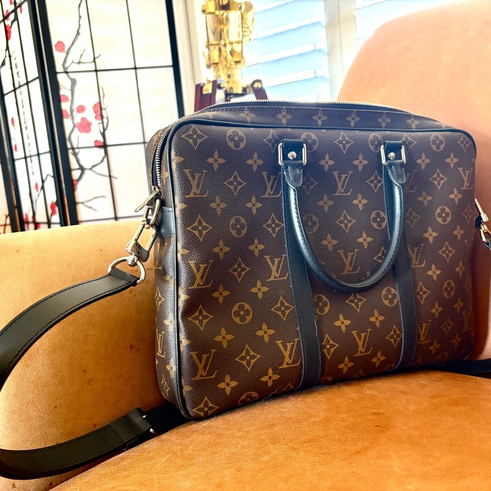 Louis Vuitton Dark Brown Monogram Briefcase